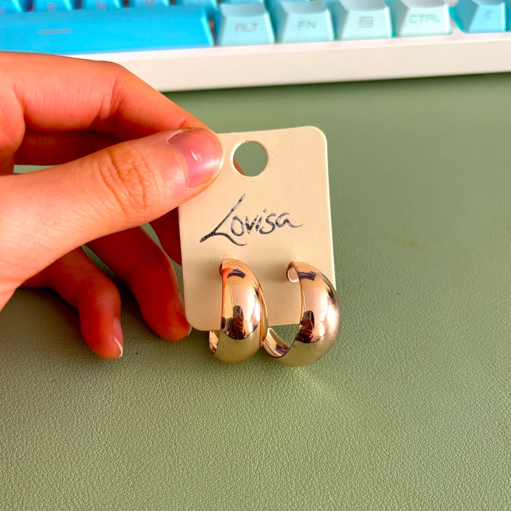 Lovisa rose gold Hoop earrings